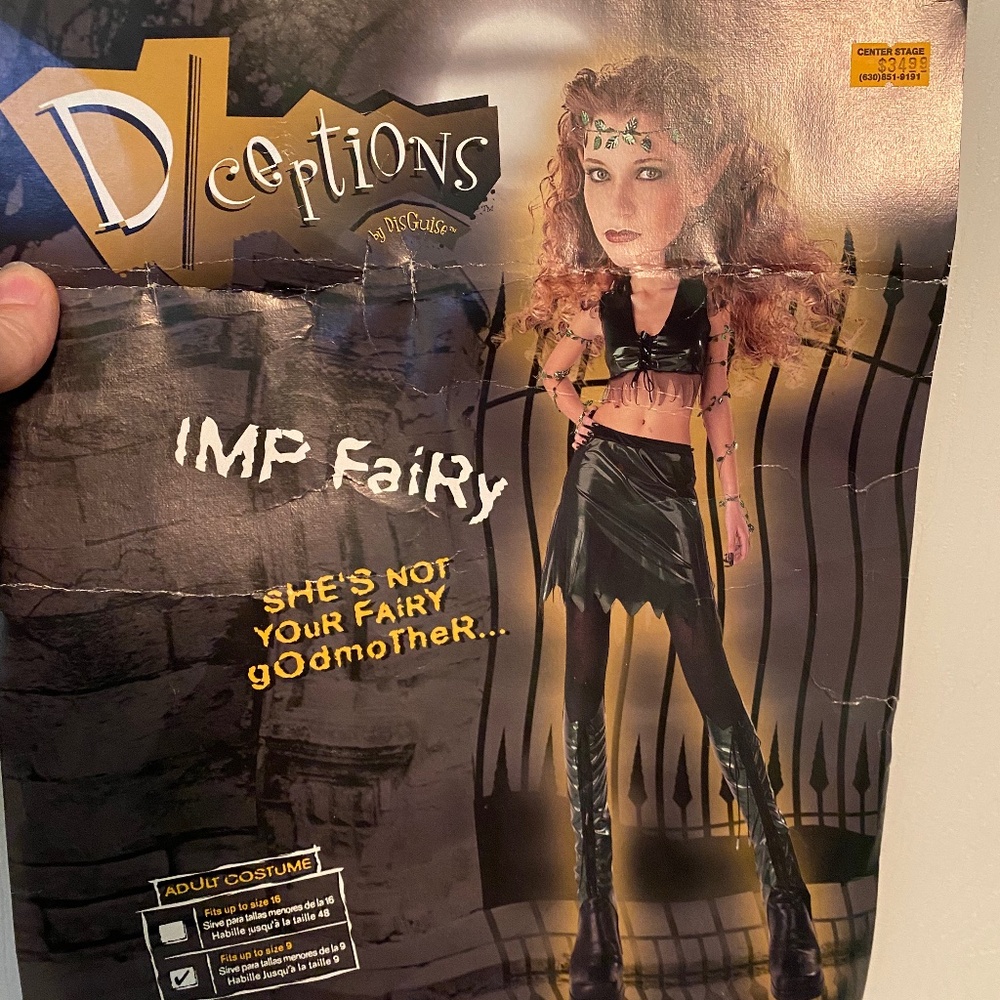 Imp Fairy Halloween Costume in Original Package (No Ears)